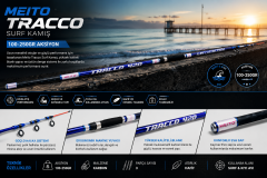 Meito Tracco Surf Kamış 390cm 100-250gr
