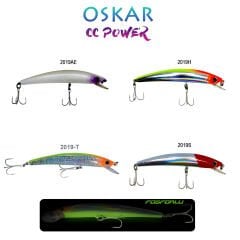 Oskar  CC Power 13cm Maket Balık 18gr Fosforlu