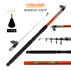 Oskar Maxus Tele Kamış 270cm 75-150g